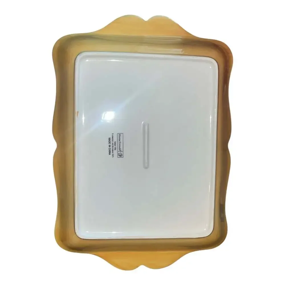 Home Trends Italian Villa Rectangular Serving Platter